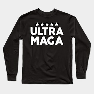 Red Proud Ultra Maga Merch Long Sleeve T-Shirt